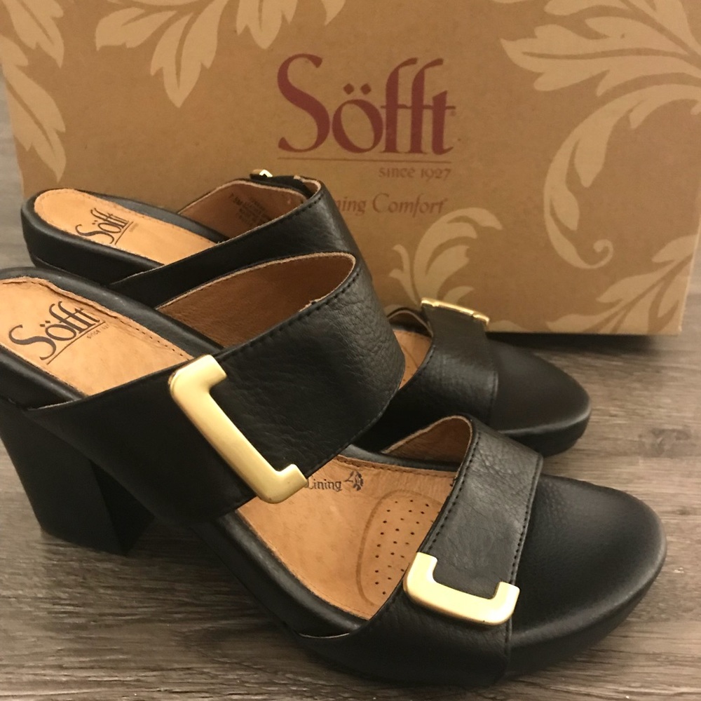 Sofft Damia Black Sandals